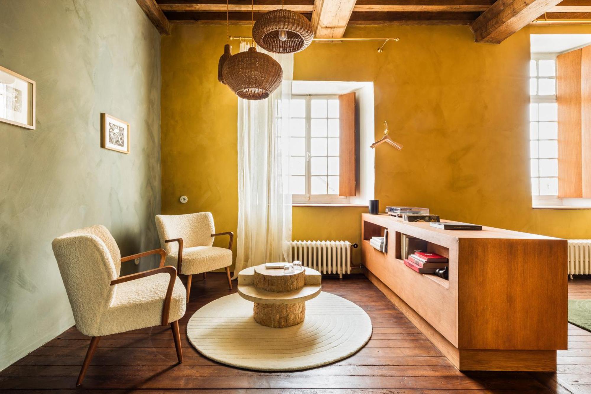 Bed and Breakfast Le Beau Moulin Trevieres Exterior foto