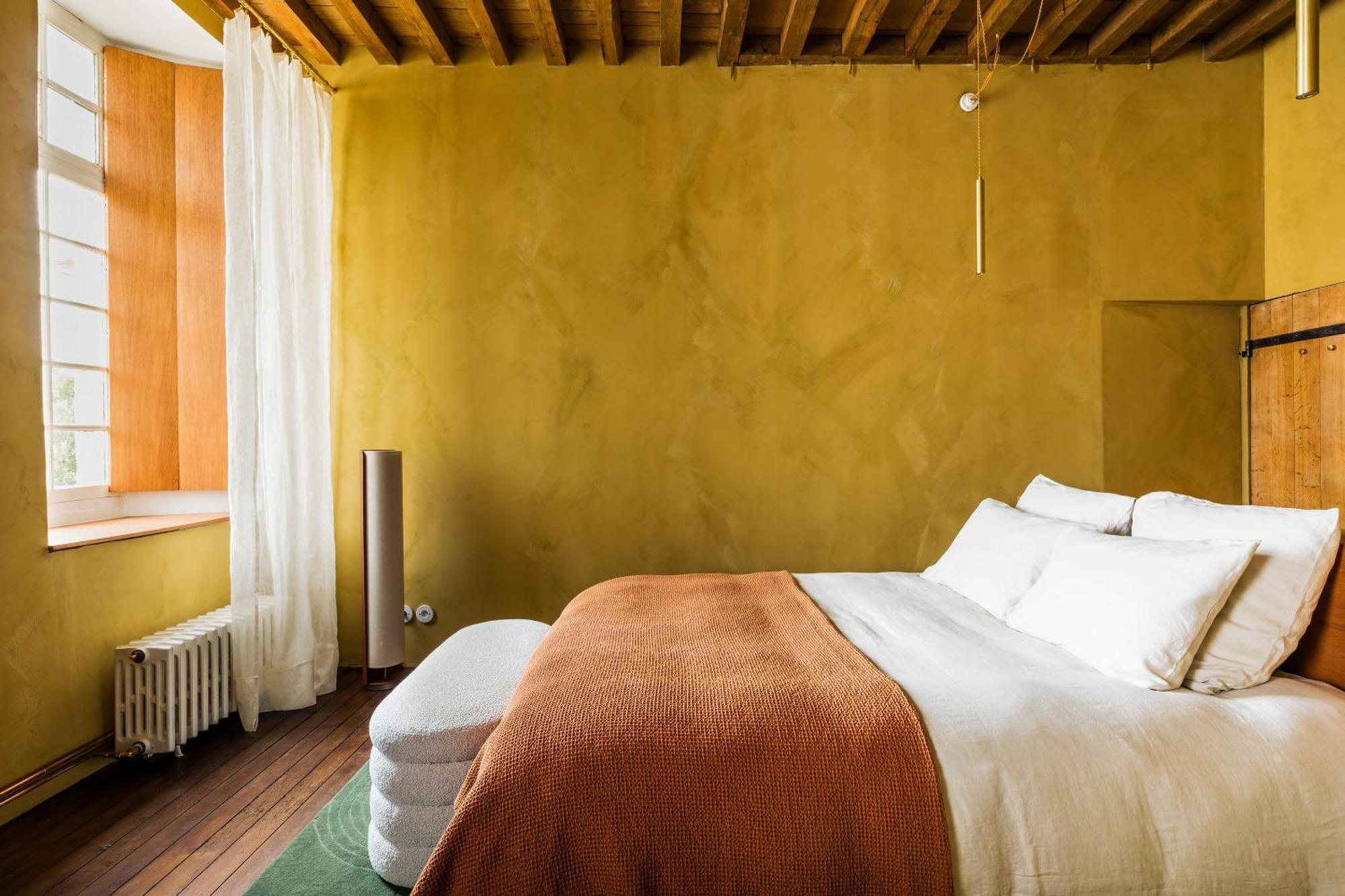 Bed and Breakfast Le Beau Moulin Trevieres Exterior foto
